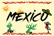 Mexico hand drawn elements, a Food Illustration by naum_studio (Thumbnail 1 of 2)