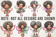 Black History Month Fairy Clipart, an Illustration by RobertsArt (Thumbnail 3 of 5)