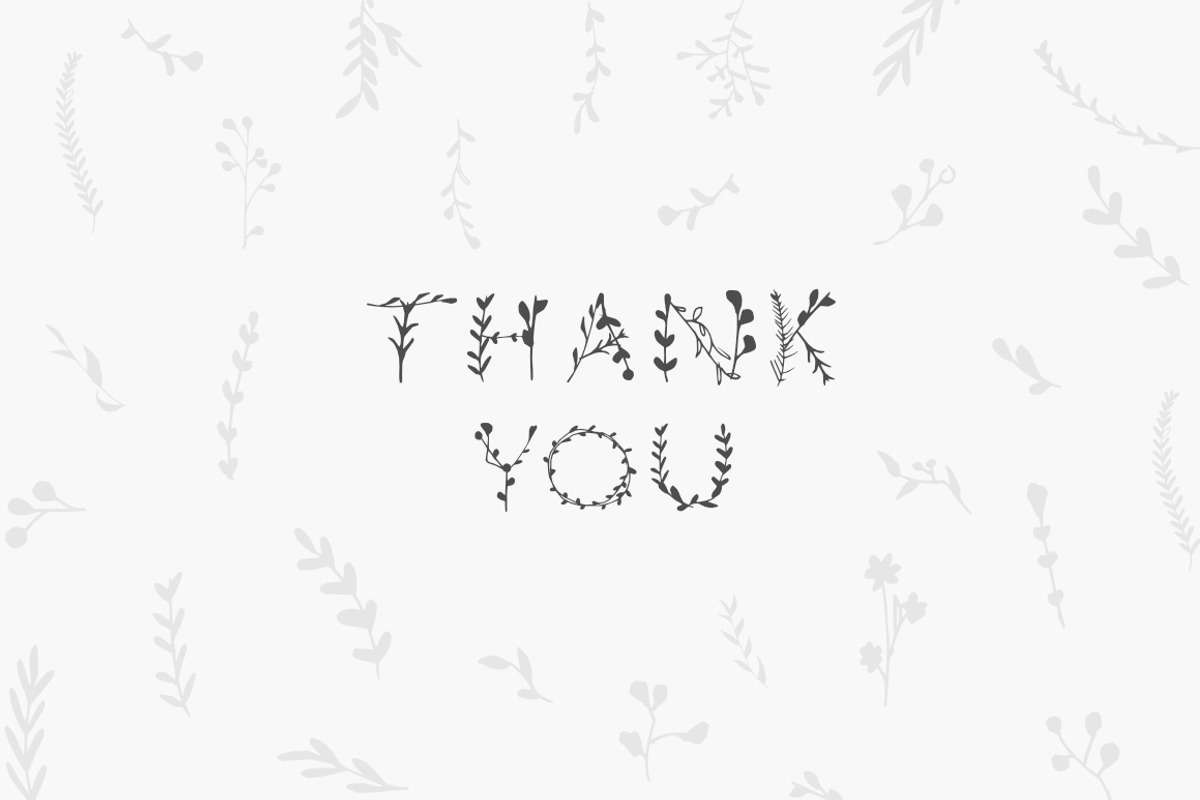 JOYFUL BOTANS, a Font by floral studio (Photo 10 of 10)