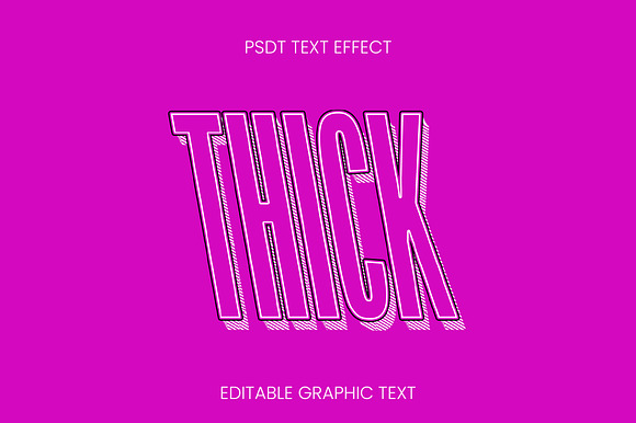3D Retro Outline Text Effect preview 3