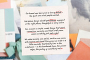 xo, Paloma - Handwritten Font Duo, a Handwritten Font by Dina Mae (Thumbnail 10 of 13)