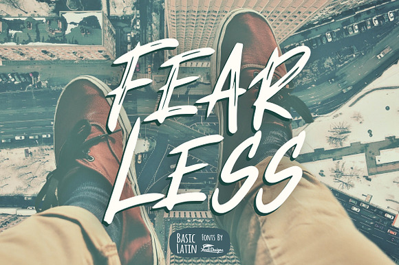 Fear Less Font preview 5