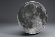 Moon Globe 23k, an Environmental 3D Model by Flash My Pixel (Thumbnail 1 of 9)