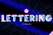 3D Blending Lettering, an Object 3D Model by VL Shop (Thumbnail 1 of 5)