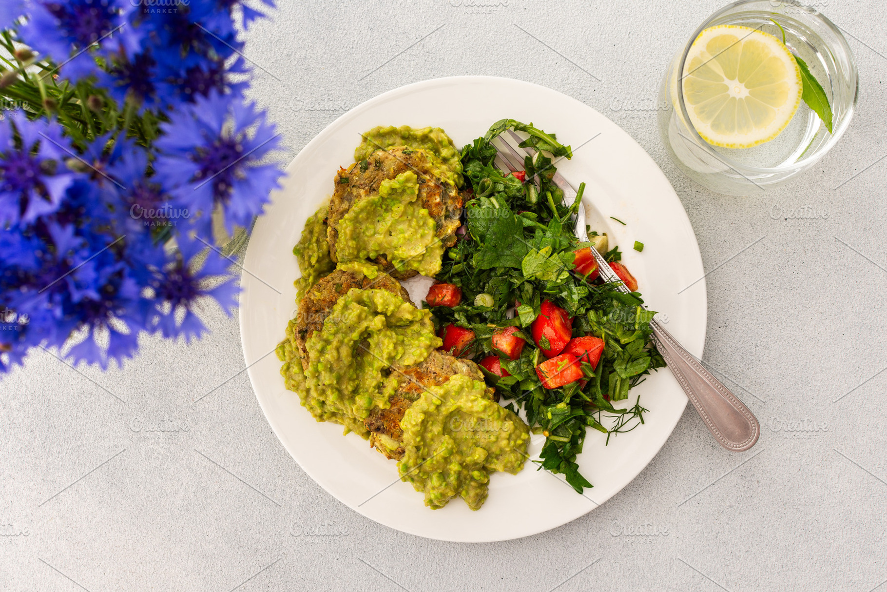 zucchini pancakes a, a Food & Drink Photo by Pundateam