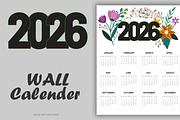 2026 New Year Calendar Layout, a Stationery Template by hkmonir (Thumbnail 2 of 3)
