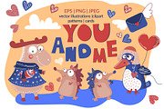 CRAZY LOVE, an Animal Illustration by FARAWAYKINGDOM (Thumbnail 1 of 10)