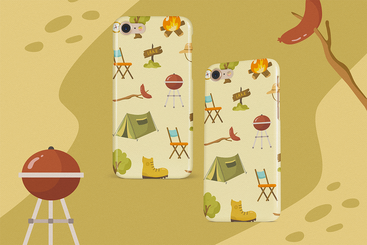 Summer Camp Vector Clipart Pack, a Decorative Illustration by Telllu & Friends (Photo 4 of 5)