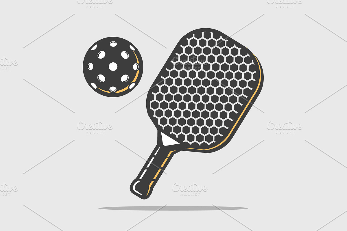 Pickleball, a Sport Illustration by Vector Kitchen by Zoljo