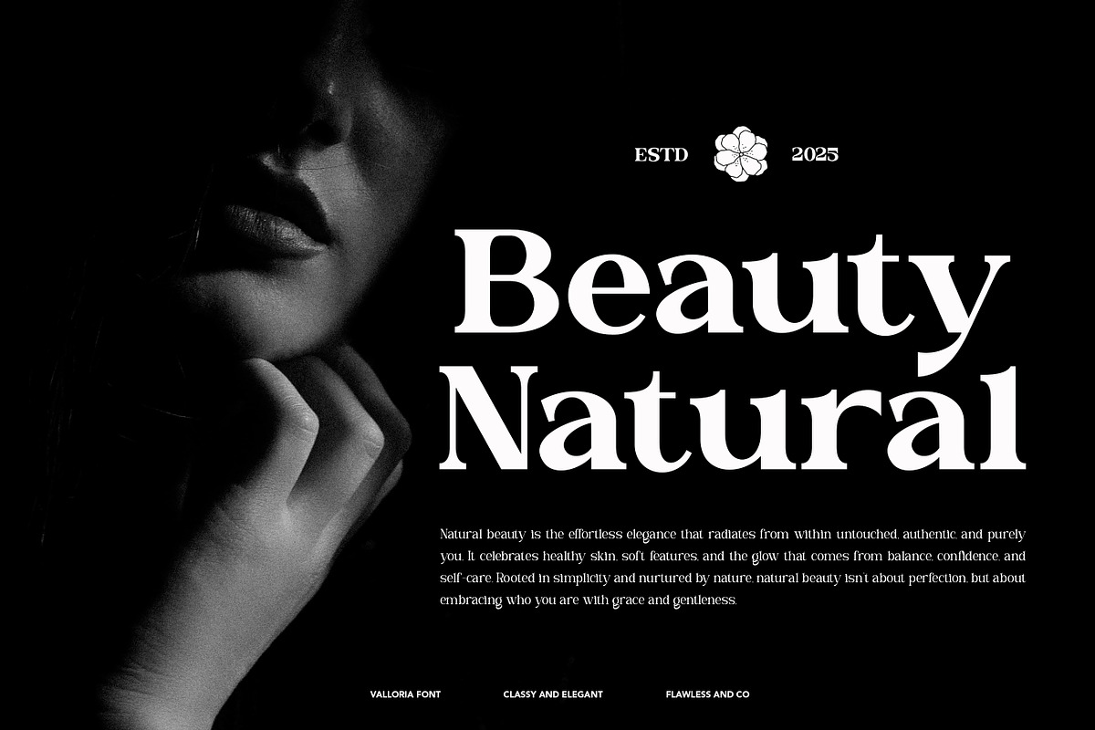 Valloria - Family Serif Font, a Serif Font by Flawless And Co (Photo 2 of 10)
