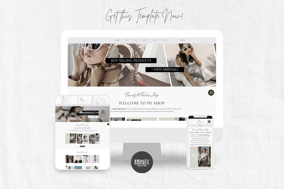Wix Website Online Clothing Store, a Wix Template by Kromatic Design Studio (Photo 10 of 10)