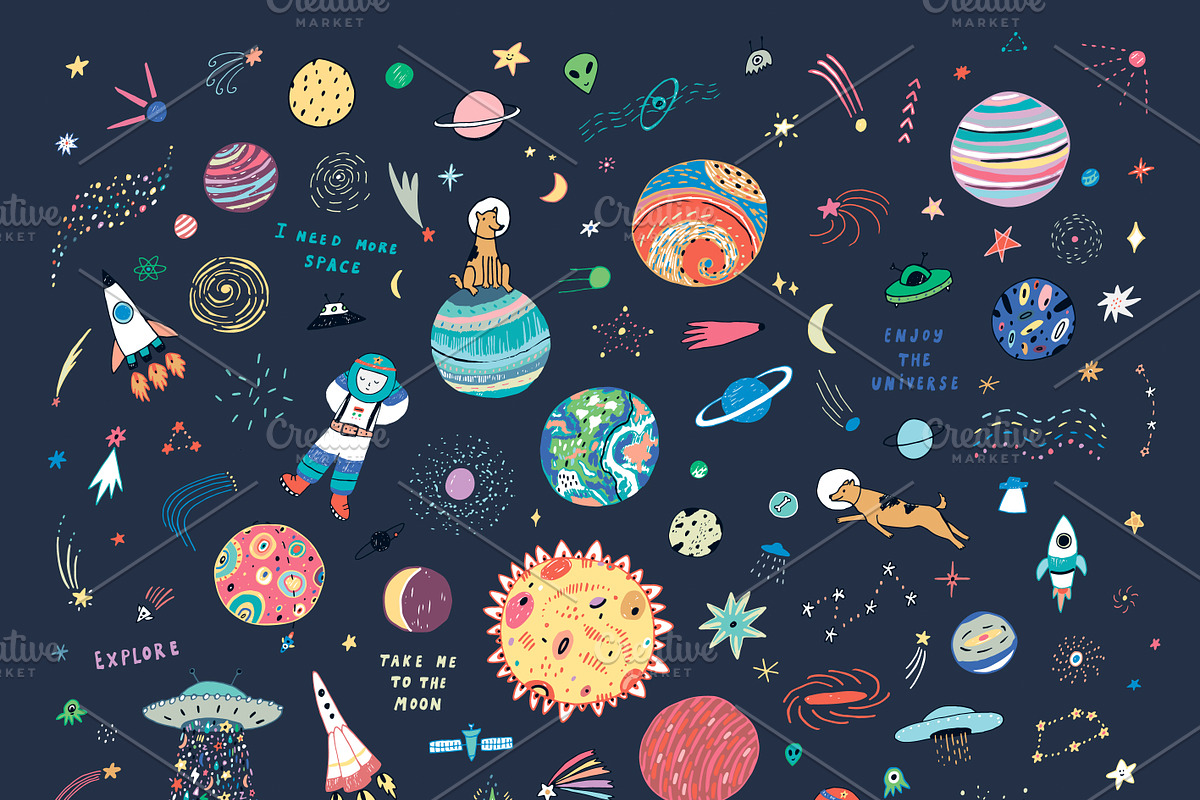 Take me to the Moon, a Decorative Illustration by GooseFrol (Photo 2 of 7)