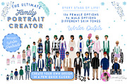 Portrait Creator Winter Family, a Person Illustration by Lauren Lesley Studio (Thumbnail 8 of 17)