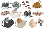 Thanksgiving Cozy Fall Clipart, a Graphic by Murphy & Frank (Thumbnail 7 of 8)