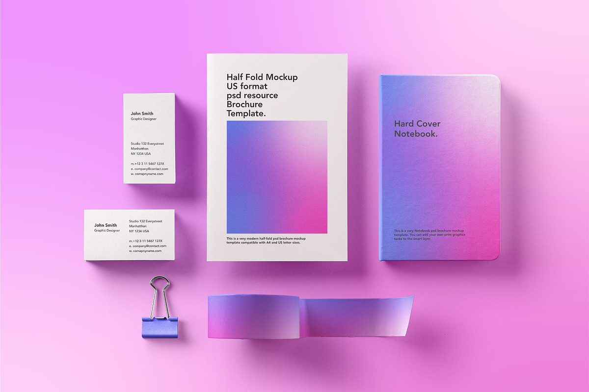 20 Magenta Gradients Set, a Texture Graphic by le-genda (Photo 5 of 12)