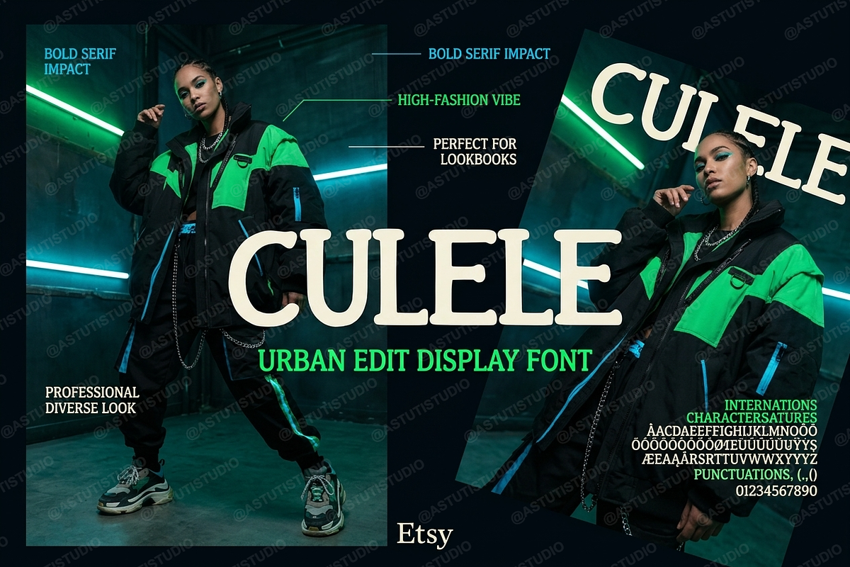 Culele - Elegant Modern Serif Typefa, a Serif Font by Astuti Studio (Photo 5 of 25)