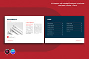 Annual Report | Canva, Indesign, a Brochure Template by ArtisticLand (Thumbnail 2 of 11)