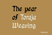 ID Gotira Typeface, a Blackletter Font by EKAUNIK DZ (Thumbnail 2 of 8)