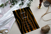 Tiger Stripe Wedding Invitation, an Invitation Template by InvitingStorys (Thumbnail 3 of 11)
