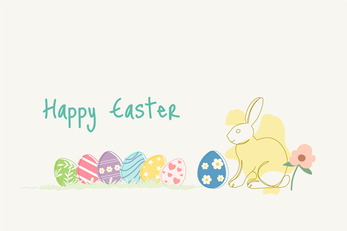 Cute Easter Graphic Illustration, an Illustration by Adora ARTS (Photo 14 of 17)