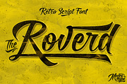Roverd - Retro Font, a Script Font by dexsarharryfonts (Thumbnail 1 of 5)