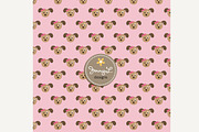 Girl Puppy Dog Digital Paper, a Pattern Graphic by JennyL Designs (Thumbnail 3 of 5)
