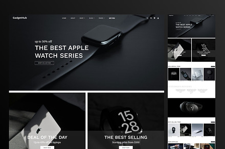 GadgetHub – Electronics Store HTML
