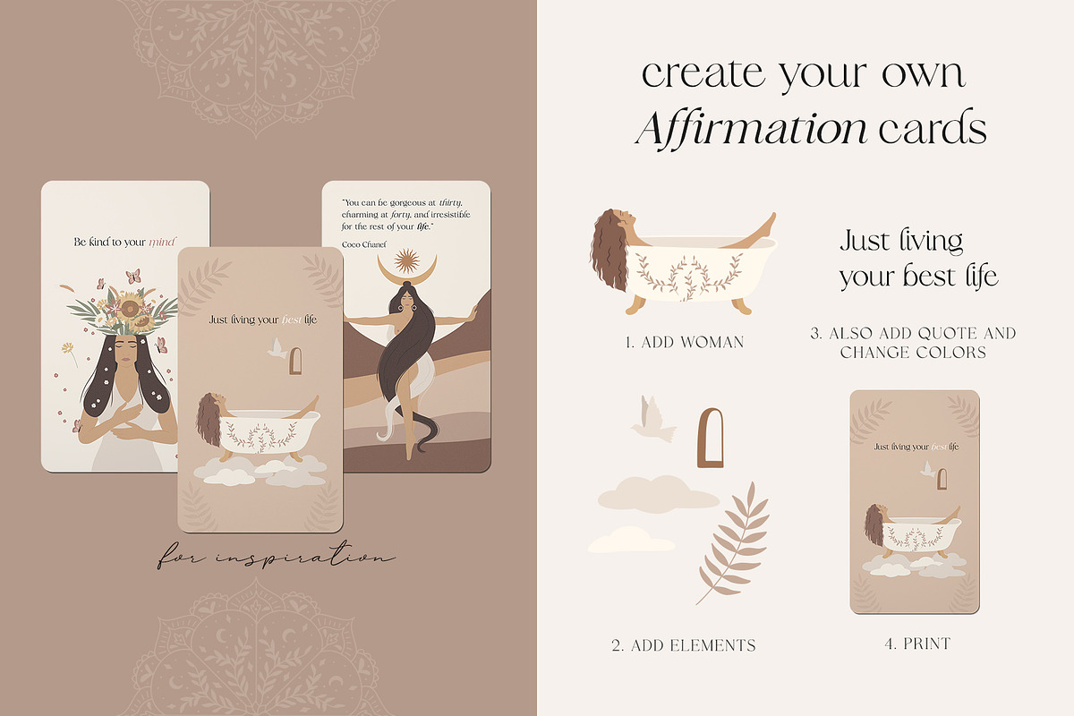 Woman Self-care collection, a Healthcare Illustration by Alisovna (Photo 6 of 14)