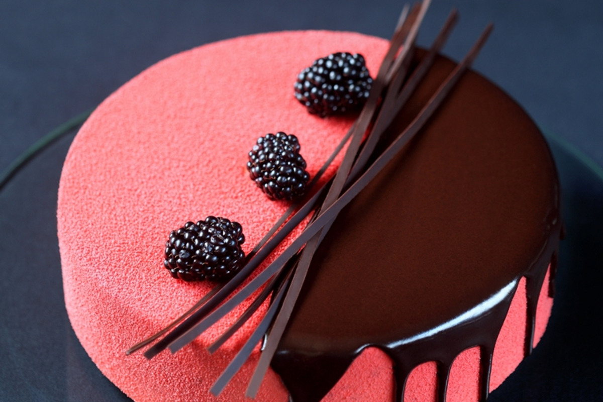 Contemporary mousse cake stock photo containing cake and mousse, a Food & Drink Photo by Miuda21 (Photo 1 of 2)