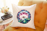 Stained Glass Lotus Bundle, an Illustration by Sublimation Artist (Thumbnail 6 of 6)