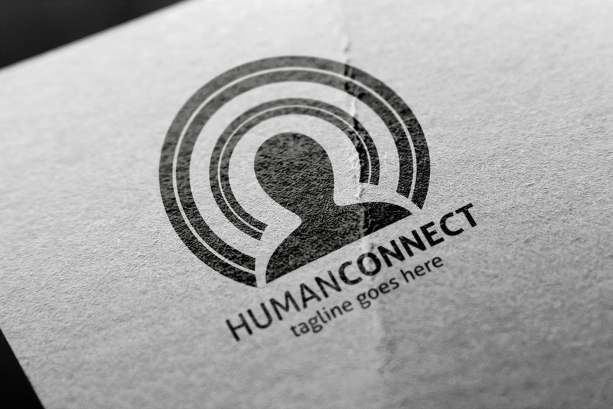Human Connect Logo, a Branding & Logo Template by Design_Planet