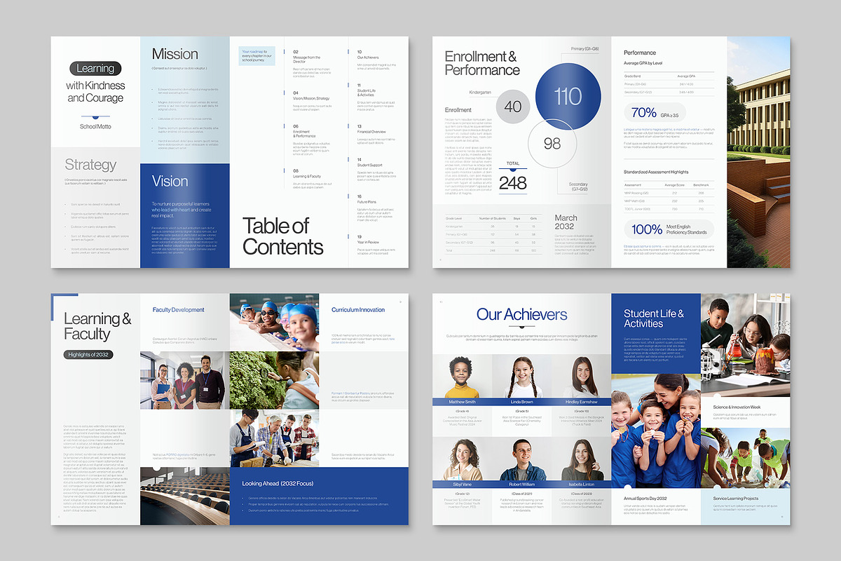 Annual Report Template, a Brochure Template by BrandPacks (Photo 3 of 6)