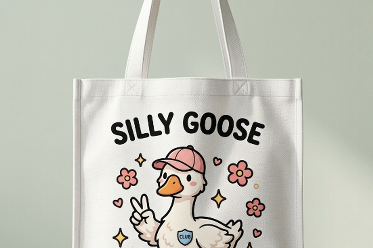 Silly Goose Club Member T-Shirt PNG, a Shirt Mockup by Vector Stall (Photo 5 of 15)