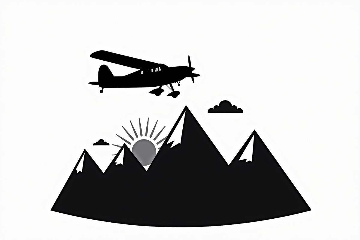 Adventure Plane Mountain Bundle, an Illustration by Designs_River (Photo 4 of 9)
