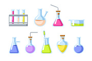Laboratory glassware set, pattern, an Object Illustration by Good Studio (Thumbnail 3 of 7)