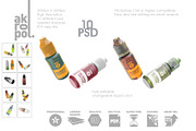 Unicorn Dropper Bottles Mock-up, a Cups & Container Mockup by akropol (Thumbnail 6 of 14)