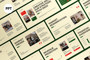 Beige Modern Investor Pitch Deck PPT, a Presentation Template by graphicook