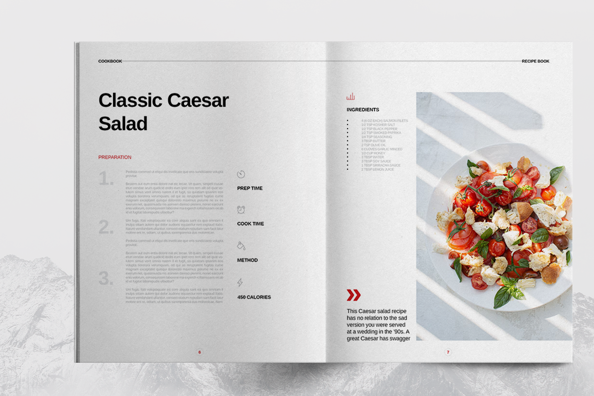 Your Own Cookbook & Recipe Book, a Brochure Template by Boris Cupac (Photo 4 of 13)