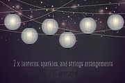 Paper lanterns clipart, an Object Graphic by Paper Farms (Thumbnail 7 of 14)