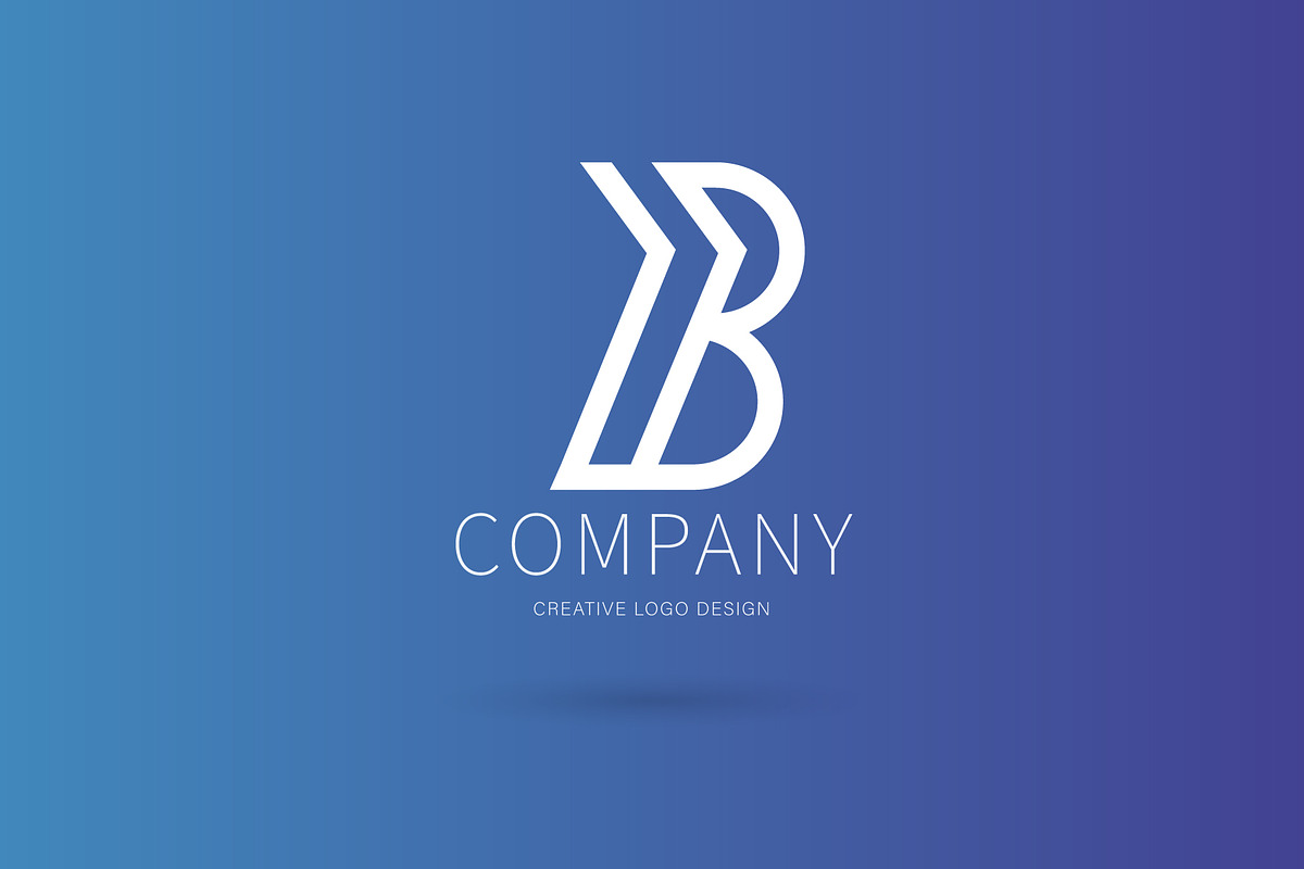 B letter logo, B brand logo, a Branding & Logo Template by Logocreative (Photo 2 of 3)