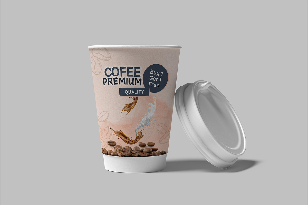 Coffee Cup Mockup, a Packaging Mockup by rizalamora (Photo 5 of 11)