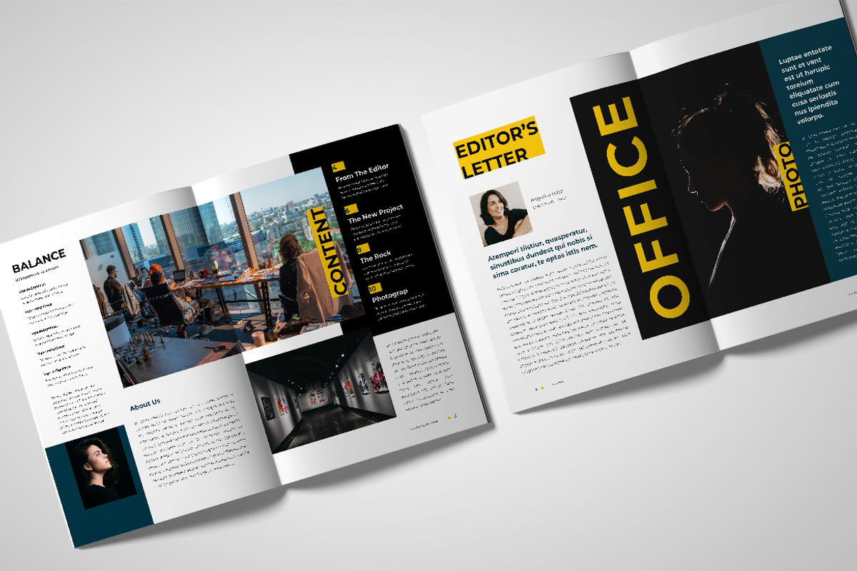 Magazine Template – Balance