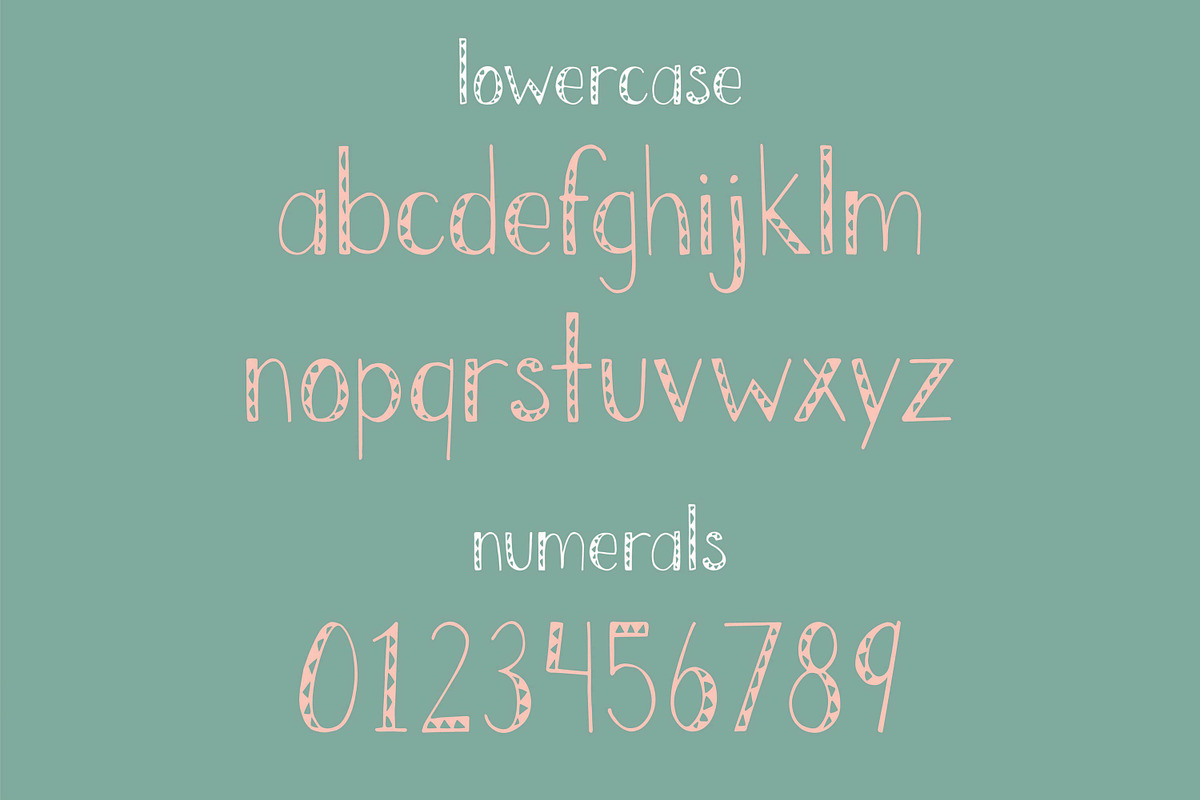 Geo Tribal | Hand-drawn Font, a Sans Serif Font by The Collective Studio (Photo 5 of 9)