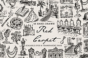 Black Tie Clipart Bundle, Gala Set, an Object Illustration by The October Creative (Thumbnail 2 of 13)