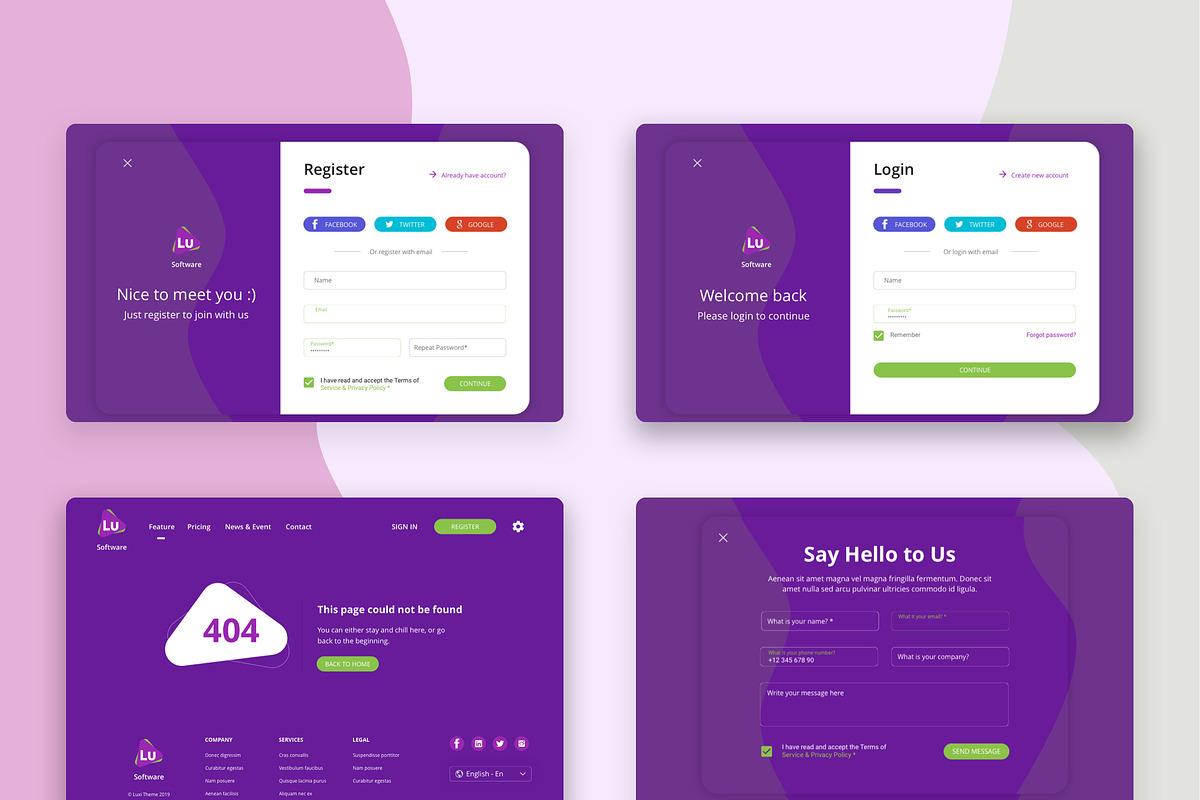 Deluxas - App Landing Page SaaS, a HTML Template by UInstrument (Photo 5 of 5)