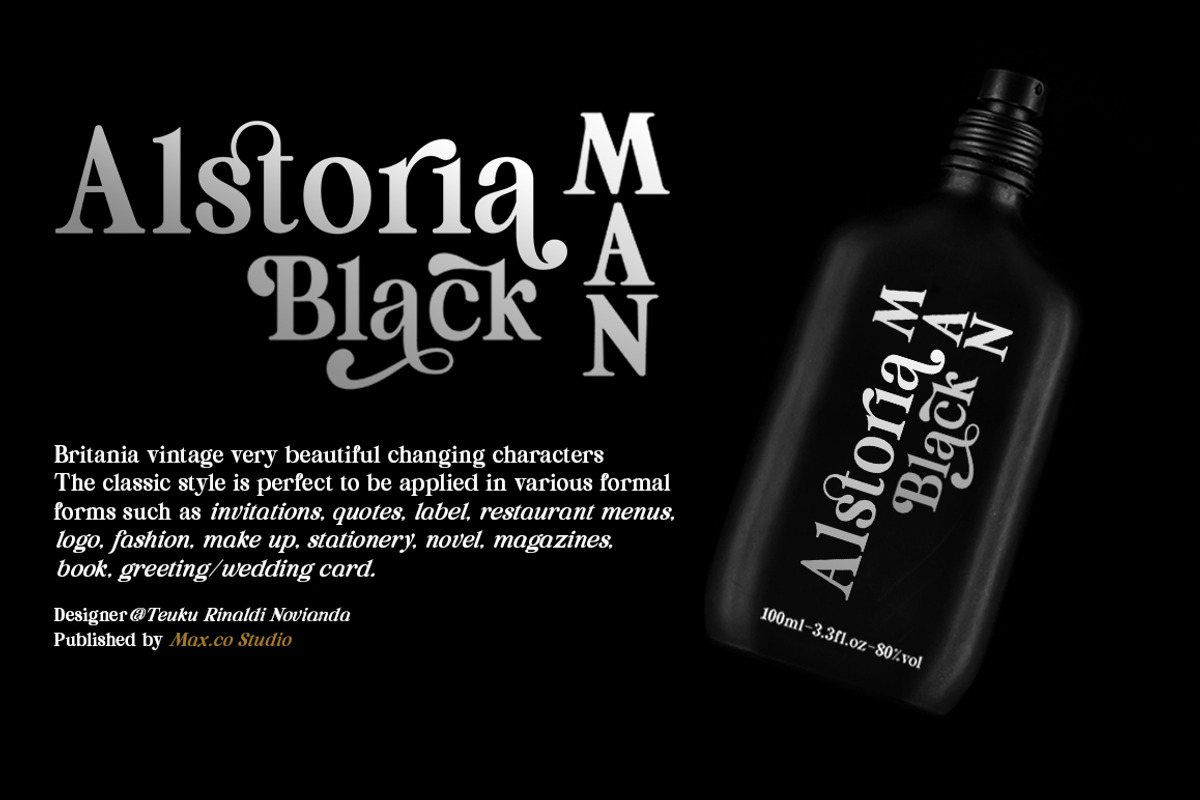 Britania Vintage, a Serif Font by Max.co Studio (Photo 9 of 13)