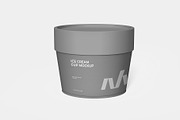 Ice Cream Cup Mockup, a Cups & Container Mockup by graphypix (Thumbnail 3 of 4)