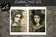 Whimsical Girl and Bird, Mixed Media, a Person Illustration by Digital Art Mahdiseño (Thumbnail 6 of 9)
