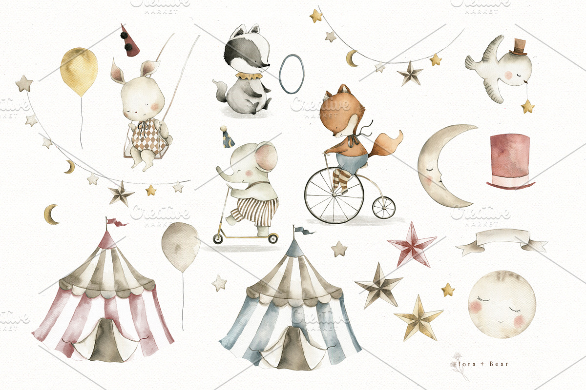 The Night Circus, an Animal Illustration by Flora+Bear (Photo 2 of 7)