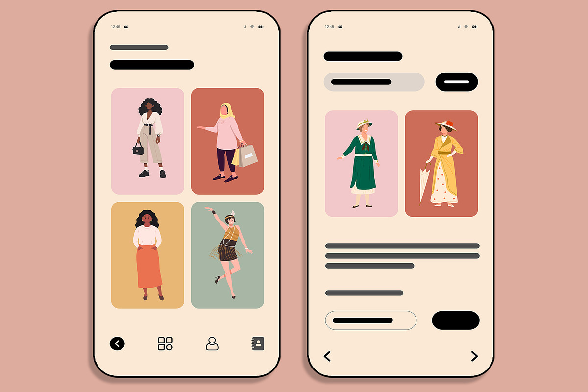 Fashion E-commerce Mobile App UI Kit, an UI Kit Template by MightyDesign (Photo 3 of 8)